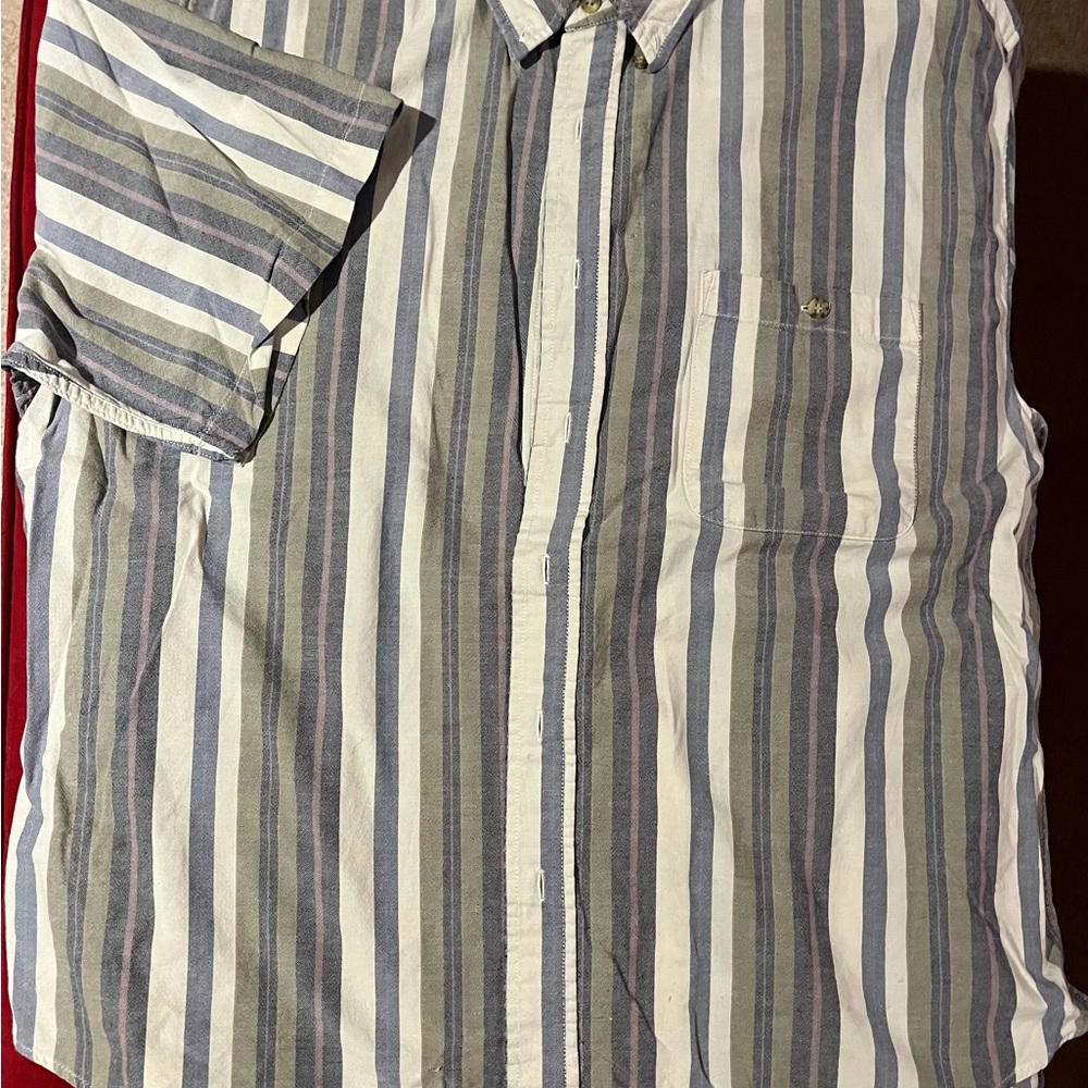 Architect Blue and White Striped Casual Shirt